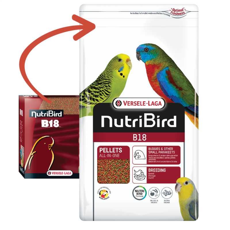 Versele Laga Nutrıbırd B18 Muhabbet Pelet Yem 3kg