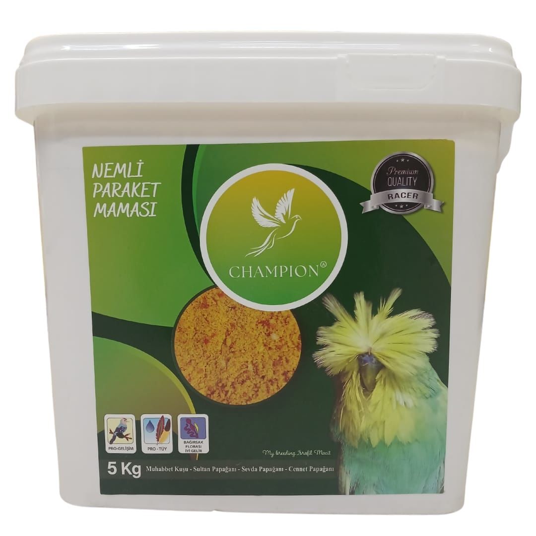 Champıona racer nemli paraket maması 5 kg