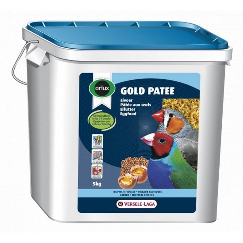 Versele Laga Orlux Gold Patee Tropıcal Fınches Nemli Mama 1 Kg (Bölünmüş) Mavi Kapak