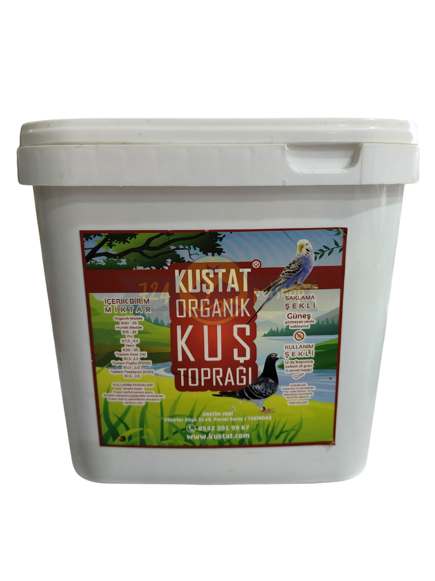Kuştat Kuş Toprağı 10 Lt