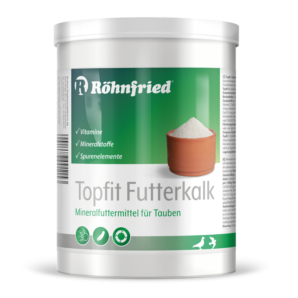 Röhnfried Topfit Futterkalk Vitamin Mineral 1 Kg
