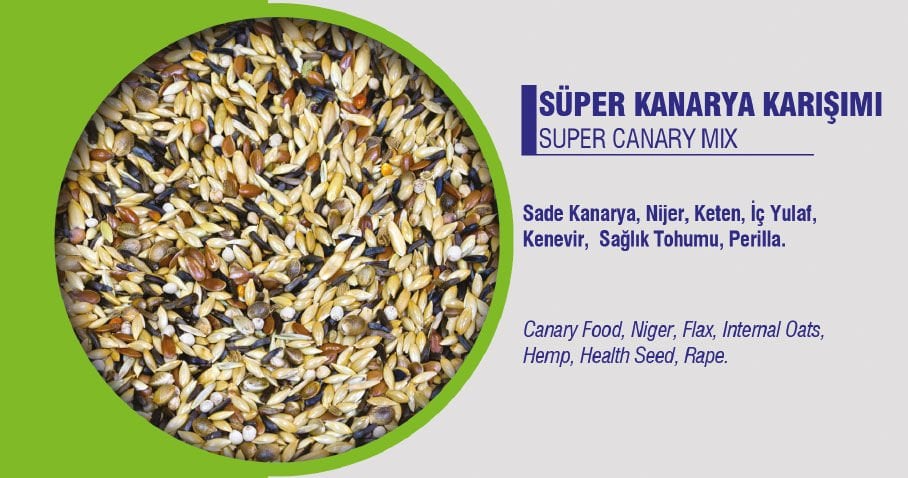 Vivid Süper Lux Karışık Kanarya Yemi 20 Kg