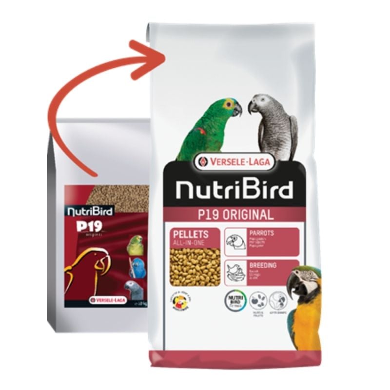 Versele Laga Nutrıbırd P19 Orıgınal Papağan Pelet Yem 500g (Bölünmüş Ürün)